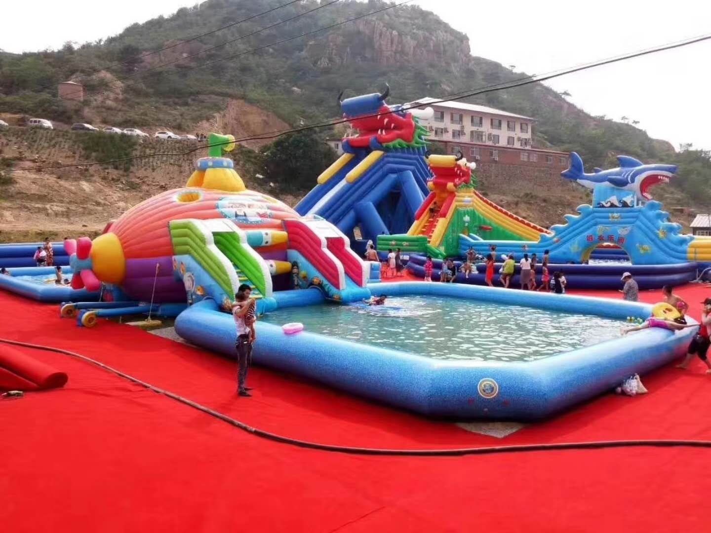贵州深海潜艇儿童乐园充气游泳池